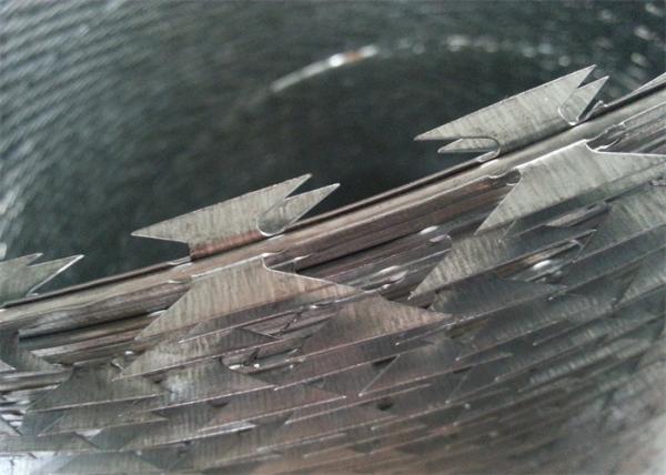 Hot Dipped Galvanized High Security Concertina Razor Barbed Wire Cbt-65 For Wire