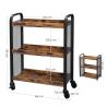 Buy cheap Serving Cart On Wheels, Narrow Kitchen Trolley, Industrial Design Rolling Cart, Small Rolling Cart, LRC66BX from wholesalers
