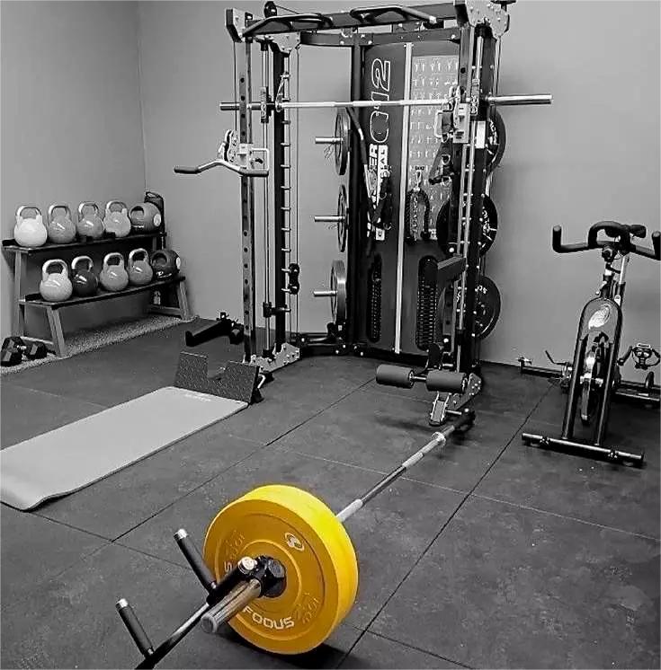 Power Squat Rack Home Gym Equipment Shoulder Chest Leg Press Smith Machine