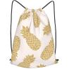 Buy cheap Pineapple Gold Gym Waterproof Drawstring Backpack For Yoga Sport Travel from wholesalers
