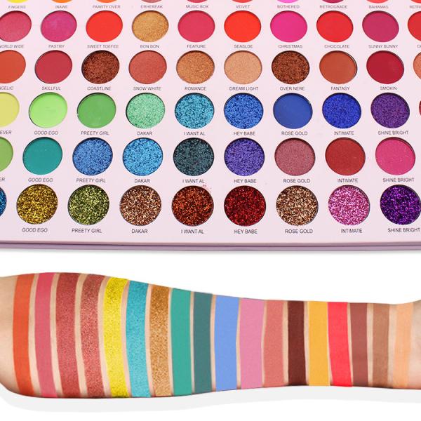 Buy cheap 80 Colors Shimmer Glitter Pigmented Eye Shadow Mineral Waterproof from wholesalers