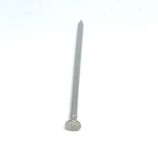 Buy cheap 3.75X100MM Hollow Shank Stainless Steel Checkered Flat Head Nails from wholesalers