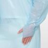 Buy cheap CPE GOWN, PLASTIC MEDICAL DISPOSABLE APRONS FOR DOCTOR, BIOHAZARD APRON, SURGICAL APRON, LOGO CUSTOMIZED EXAM APRON from wholesalers