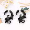 Buy cheap Punk Earring Plugs for Women Piercing Black Color Earrings Srcew Crooked Shape Ear Party Band Jewelry from wholesalers