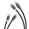 Buy cheap HDTV HiFi 6 Foot Audio And Video Cable 2RCA Male To 2RCA Male from wholesalers