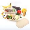 Buy cheap Biodegradable Take Out Food Container Compost 850ml Bamboo Pulp Food Lunch Box With Lid from wholesalers
