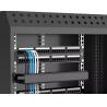 Buy cheap Networking 1U 19 Inch 24 port 48 Slots Horizontal Metal Cable Management from wholesalers