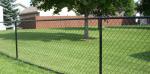Heavy duty Black Chain Link Fence Cost 1.8m*15m*50mm*50mm*3.5mm