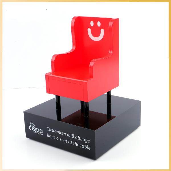 Buy cheap Custom Mini Red Sofa Shape Acrylic Award Trophy For Furniture Theme Business Recognition or Celebration from wholesalers