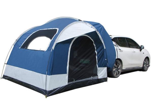 Buy cheap 2 Person 250*250*200CM Waterproof PU2000MM Coated Blue 210D Polyester Outdoor Rooftop Tent SUV Pick Up Shelter from wholesalers