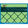 Buy cheap Low Carbon Steel Wire Chain Link Security Fence With Round Post from wholesalers