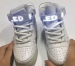 Buy cheap Remote Control Led Screen Shoes , Rechargeable Womens High Top Light Up Shoes from wholesalers