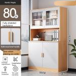 Spacious Wooden Storage Cabinet for Certificates and Trophies in Office or
