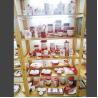 Buy cheap 4 Pieces Bathroom Ceramic Accessories Set Red Painted Christmas Theme from wholesalers