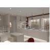 Buy cheap Laminate White Sweet Shop Display Fittings Candy Store Furniture Counter from wholesalers