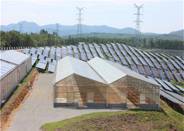Buy cheap High Density Greenhouse Solar System Economical Planting Hot Dip Galvanized Steel Structure from wholesalers