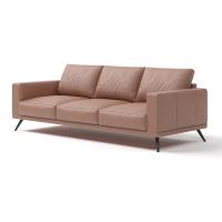 Buy cheap Simple Office Furniture Sofa Modular Brown Synthetic Leather Sofa Set product