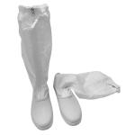 Autoclavable ESD Boots Rubber With Zipper Industrial Use