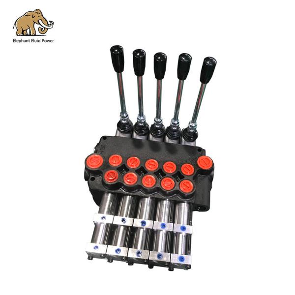 Buy cheap P80 5 Spool Hydraulic Control Valve Solenoid Monoblock For Water Drilling from wholesalers