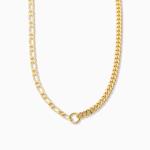 18K Gold Plated Double Chain Necklace for Girls' Fashion Accessory Collection