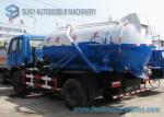 High Capacity 4 By 2 10M3 10000L Diesel Vacuum Tank Truck 90Km/h