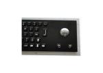 Rugged Stainless Steel Metal Keyboard 20mA Electroplated Black