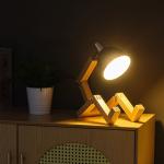Wooden Reading Lamp Creative Bedroom Lamp Nordic Decoration Study Table Lamp