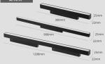 CRI 90Ra 48V COB Rail Magnetic Recessed Track Lighting Linear Lamp
