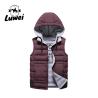 Buy cheap Cotton Padded Cold Weather Vest Regular Stand Collar Waistcoat With Hooded from wholesalers