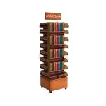 Creative Spinner Display Rack Floor Cookbook Comic Book Display Stands