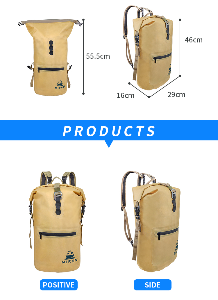 16L TPU Lightweight Waterproof Backpack For Hiking Multifunctional