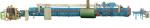 Polyurethane PU Sandwich Panel Production Line 7.5KW Continuous 50mm Shaft 12m