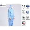 Buy cheap 3XL White PE Laminated Fabric With SMS Non-Woven Chemical Resistant Coveralls from wholesalers