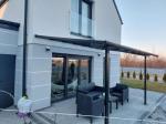 18m2 Sun Shelter Garden Wall Mounted DIY Patio Cover Aluminum Sunshade Outdoor