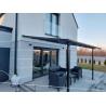 Buy cheap 15m2 tarasu garden wall mounted patio cover aluminum sunshade outdoor gazebo DIY patio cover Sun Shelter Black from wholesalers