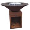 Buy cheap Outdoor camping Corten Steel Charcoal BBQ Grill Large Barbecue Grill Machine from wholesalers