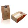 Buy cheap Custom Logo Printing Food Delivery Takeaway Stand Up Paper Bags With Clear Window from wholesalers