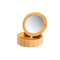 Buy cheap Smart Touch Control Makeup Mirror With Bamboo Jewelry Storage Box product