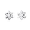 Buy cheap Stainless Steel Stud Earring For Women Man Snow Gold And Silver Color Lover's Engagement Jewelry Drop Shipping from wholesalers
