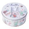Buy cheap Customized CMYK Round Gift Tin Cans For Cookies from wholesalers