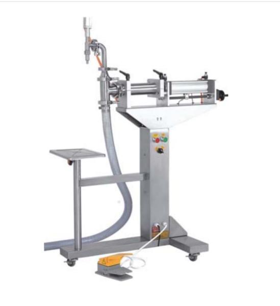 25W Pesticide Filling Machine Semi Automatic Big Flow Single Head Liquid Filling