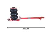 Auto Repair Long Handle 3000kg Triple Bag Air Pneumatic Jack