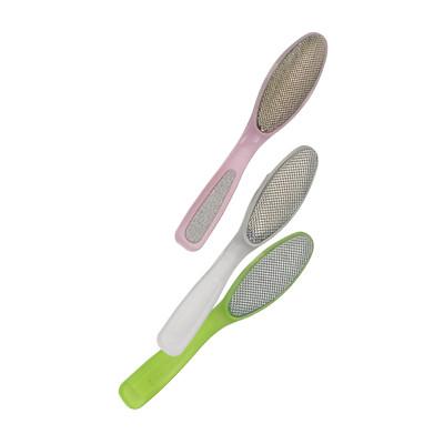 Buy cheap Oval Manganese Steel Foot File Callus Remover With Plastic Long Handle from wholesalers