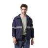 Buy cheap 3 1 Twill FR Winter Jacket With Reflective Tape EN11611 Aramid 3A from wholesalers