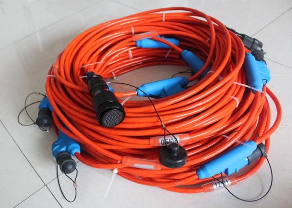 Buy cheap 65m 12 Channels Geophysical Seismic Geophone 5m Meter Separation from wholesalers