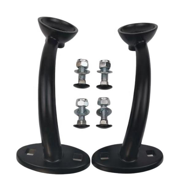 Universal Black Anodized Highboy Fenderless Hot Rod Headlight Mount with