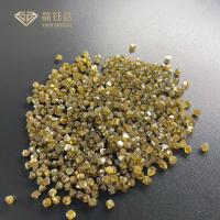 Buy cheap Yellow 3.4mm HPHT Synthetic Single Crystal Diamonds Industrial Applications product