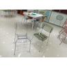 Buy cheap Resin Clear Acrylic Dining Chairs Less Bubbles Plastic Wedding Chair from wholesalers