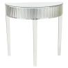 Buy cheap Antique Silver Mirrored Furniture Demilune Console Table Custom from wholesalers