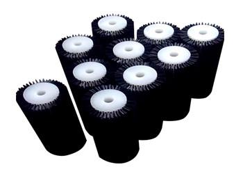 Buy cheap Black Nylon Bristle Solar Panel Cleaning Brush Roller Industrial Glass Cleaning Brush from wholesalers